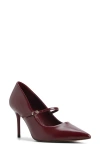 Aldo Eledeladar Pointed Toe Mary Jane Pump In Burgundy