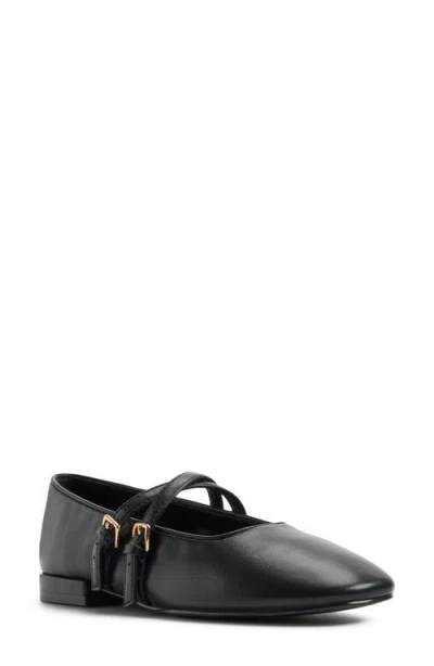 Aldo Elinora Mary Jane Flat In Black