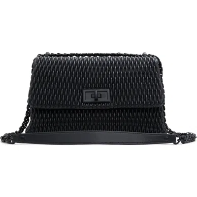 Aldo Eloyse Quilted Faux Leather Convertible Crossbody Bag In Black