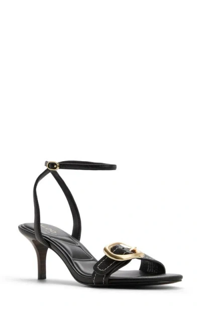 Aldo Emmarose Ankle Strap Sandal In Black