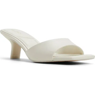 Aldo Enchanting Slide Sandal In White