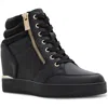 ALDO ERELICLYA HIGHT TOP WEDGE SNEAKER WOMENS LACE-UP MAN MADE CASUAL AND FASHION SNEAKERS