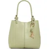 Aldo Evie Lilyy X Faux Leather Satchel In Green