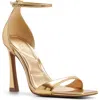 Aldo Evvie Ankle Strap Sandal In Gold