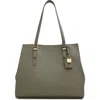 Aldo Feacan Faux Leather Tote In Khaki