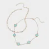 Aldo Feelinblue In Turquoise In Gold
