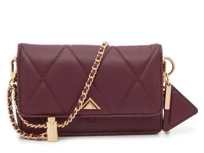 Aldo Fititallx Clutch In Burgundy