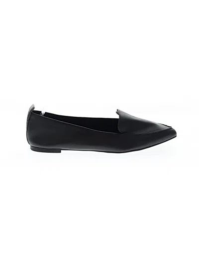 Pre-owned Aldo Flats In Black
