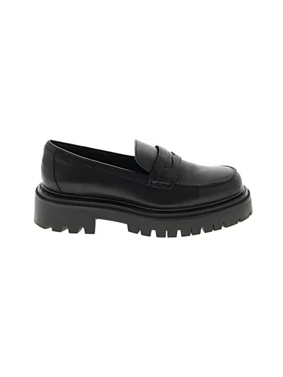 Pre-owned Aldo Flats In Black