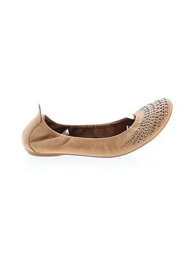 Pre-owned Aldo Flats In Brown