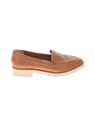 Pre-owned Aldo Flats In Brown