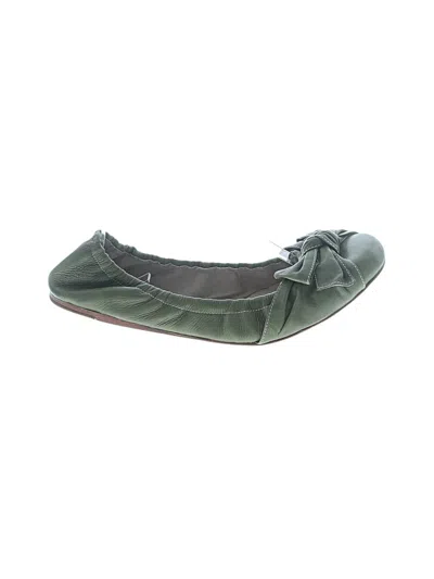 Pre-owned Aldo Flats In Green