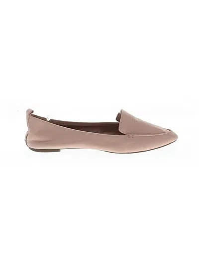 Pre-owned Aldo Flats In Tan
