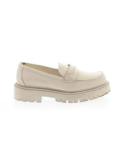 Pre-owned Aldo Flats In White