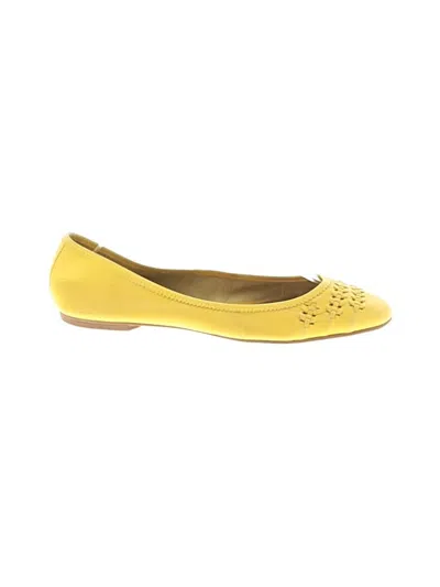 Pre-owned Aldo Flats In Yellow
