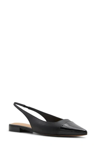 Aldo Fleure Slingback Pointed Cap Toe Flat In Multi