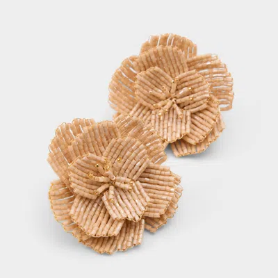 Aldo Fleurish In Medium Beige In Gold