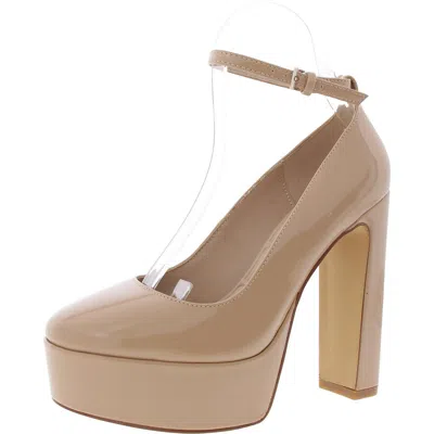 Aldo Fonda Womens Faux Leather Adjustable Block Heels In Multi