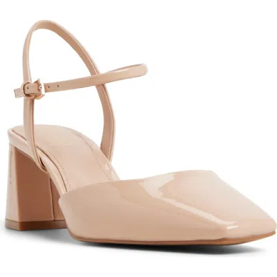 Aldo Gennifer Ankle Strap Pump In Brown