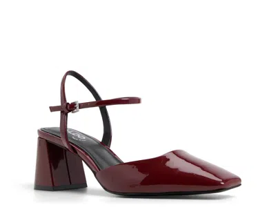 Aldo Gennifer Sandal In Burgundy