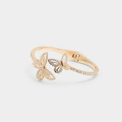 Aldo Glamityflair In Gold/clear Multi