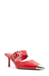 Aldo Gretla Pointed Cap Toe Mule In Red