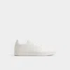 Aldo Mens Lace-up Manmade Casual And Fashion Sneakers In White