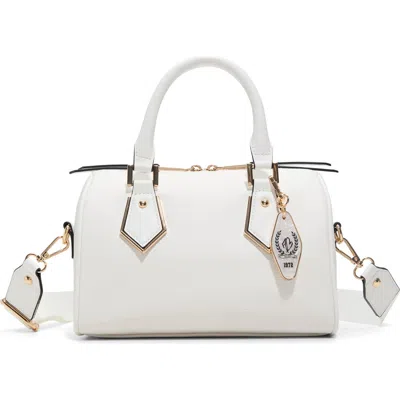 Aldo Guinevereex Faux Leather Barrel Bag In White