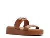 Aldo Halamaever Platform Slide Sandal In Brown
