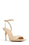 Aldo Harmonious Ankle Strap Sandal In Brown