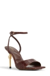 Aldo Harmonious Ankle Strap Sandal In Brown
