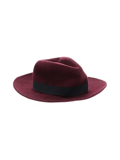 Pre-owned Aldo Hat In Burgundy