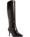 Aldo Heather Knee High Pointy Toe Boots In Brown