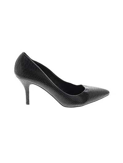 Pre-owned Aldo Heels In Black