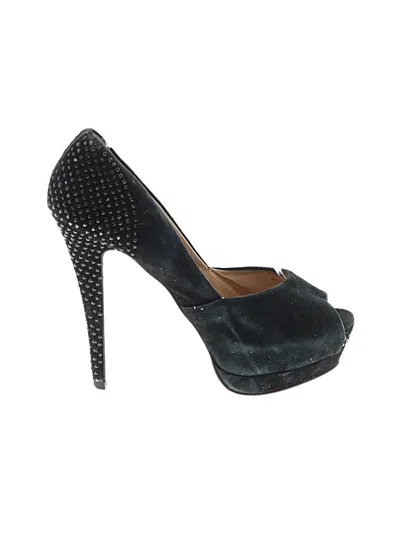 Pre-owned Aldo Heels In Black
