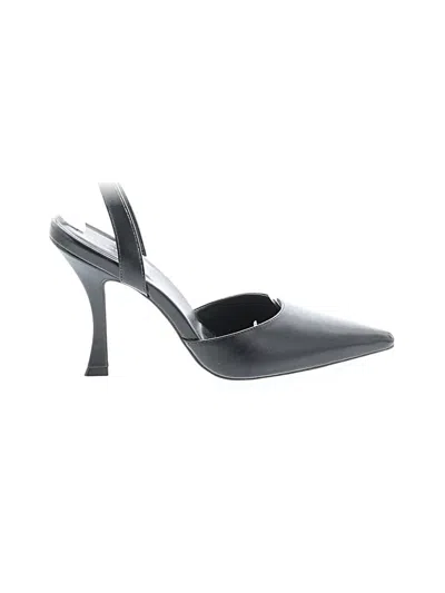 Pre-owned Aldo Heels In Black