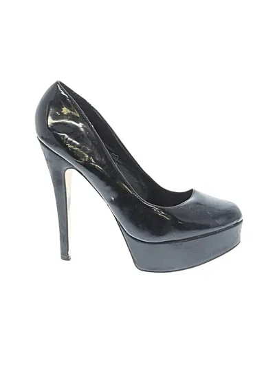 Pre-owned Aldo Heels In Black