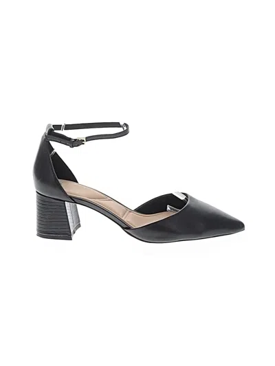 Pre-owned Aldo Heels In Black