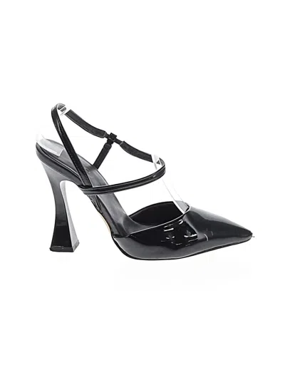 Pre-owned Aldo Heels In Black