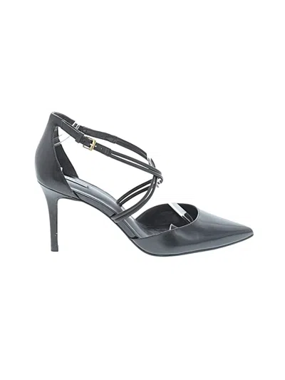 Pre-owned Aldo Heels In Black