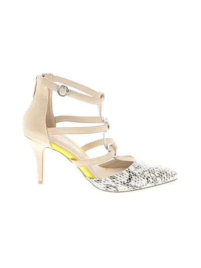 Pre-owned Aldo Heels In Brown