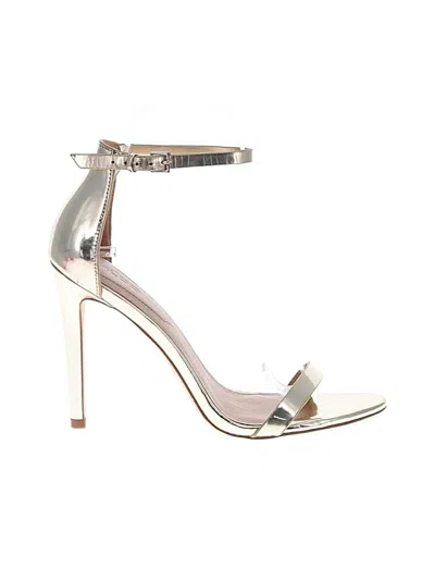 Pre-owned Aldo Heels In Gold