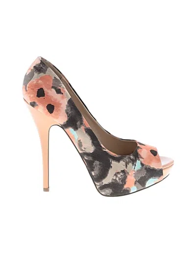 Pre-owned Aldo Heels In Orange