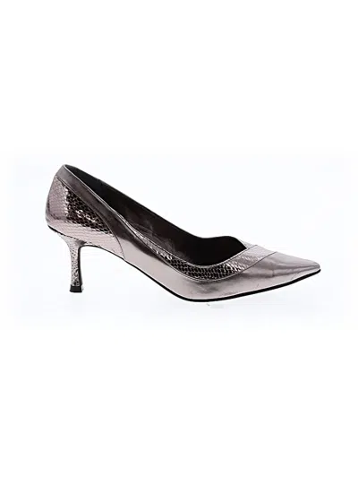 Pre-owned Aldo Heels In Silver