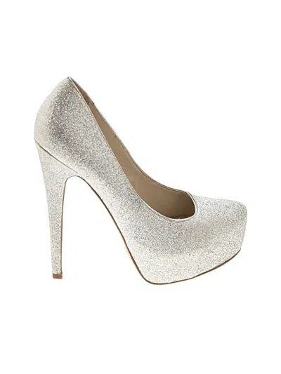 Pre-owned Aldo Heels In Silver