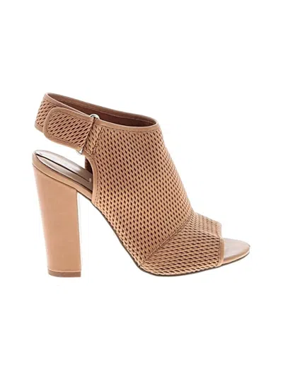 Pre-owned Aldo Heels In Tan