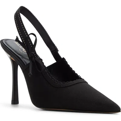 Aldo Hennie Slingback Pointed Toe Pump In Black