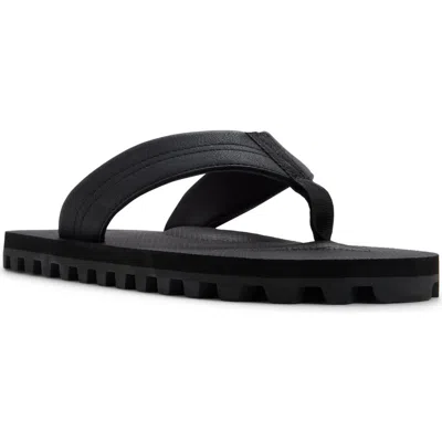 Aldo Hideaway Flip Flop In Black