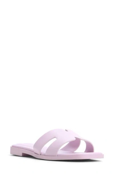 Aldo Itsandal Slide Sandal In Purple