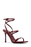 Aldo Jamielynn Ankle Strap Sandal In Red